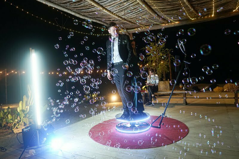 Cabina 360° video Medelllín Colombia 360 Photo Booth Rental